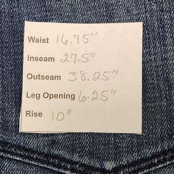 Black Orchid Skinny Boyfriend Distressed Jeans Size 30 Straight Leg Jeans