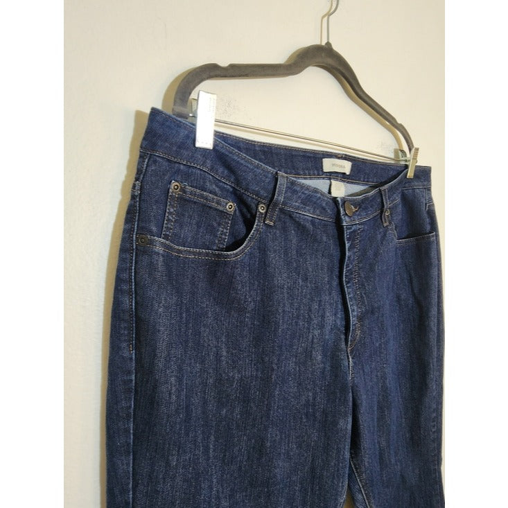 Merona Dark Wash Straight Leg Denim Jeans Size 18W