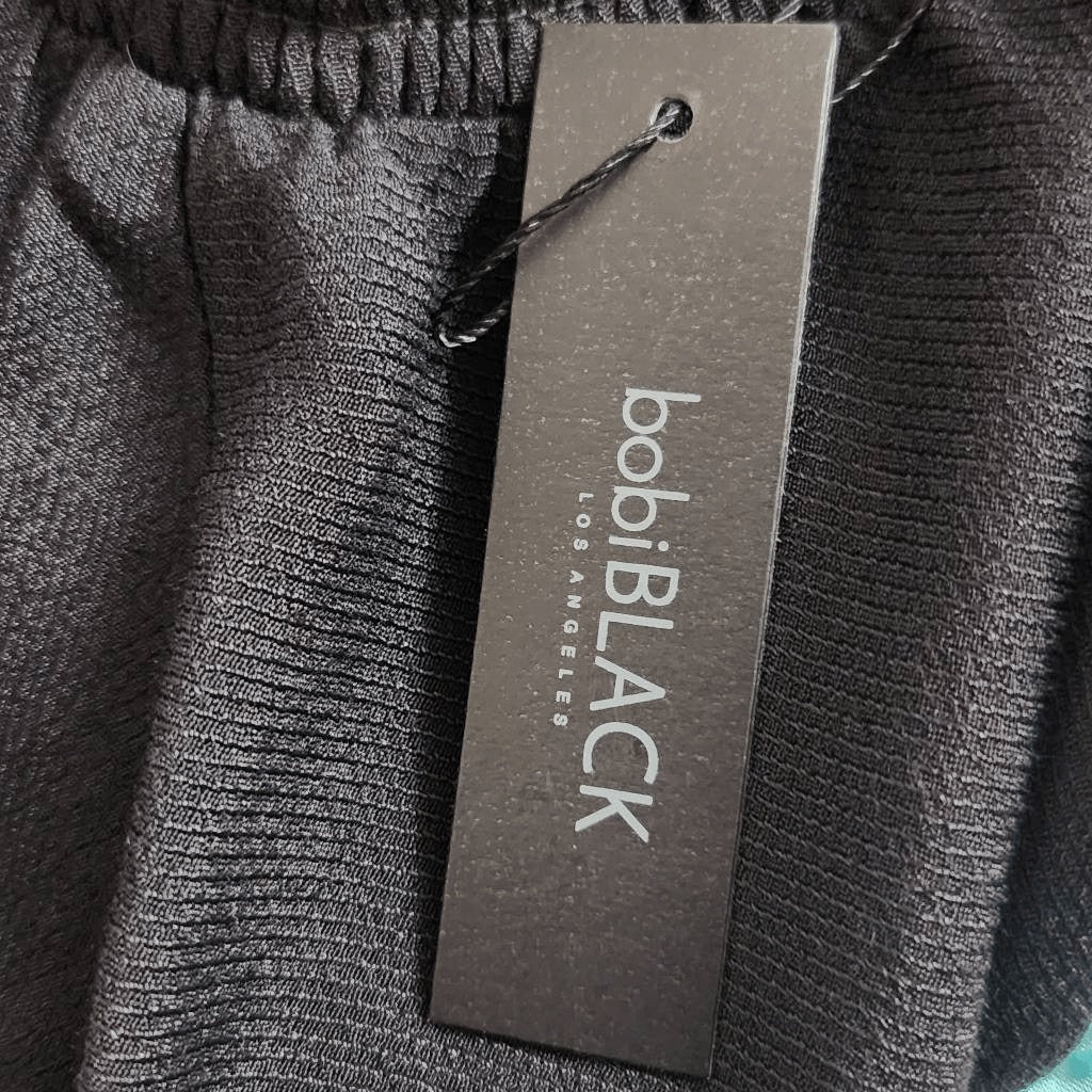 Bobi Mock Turtleneck Black Blouse NWT Size Small Revolve Black Turtleneck