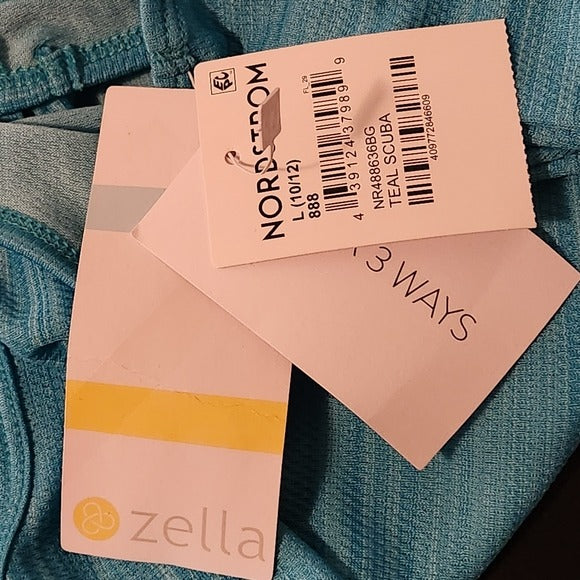 Zella Blue Athletic Tank Top Size Large NWT