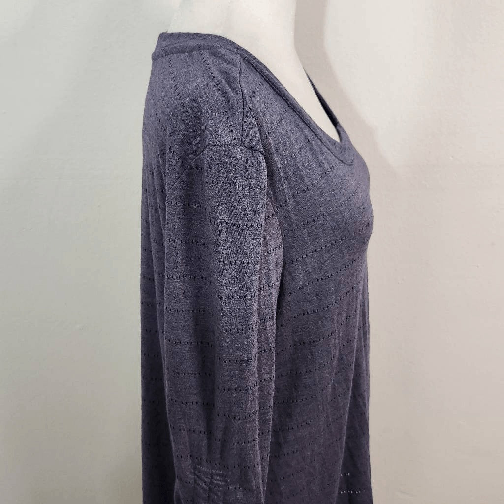 Life Style Navy T-Shirt NWT Size Small Long Sleeve Navy Tee