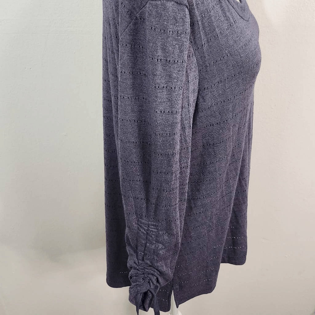 Life Style Navy T-Shirt NWT Size Small Long Sleeve Navy Tee