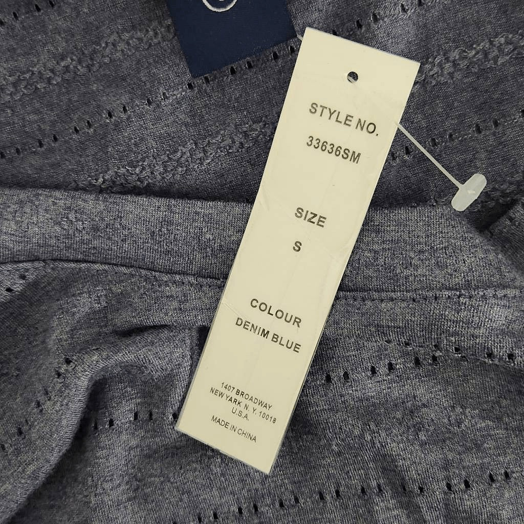 Life Style Navy T-Shirt NWT Size Small Long Sleeve Navy Tee