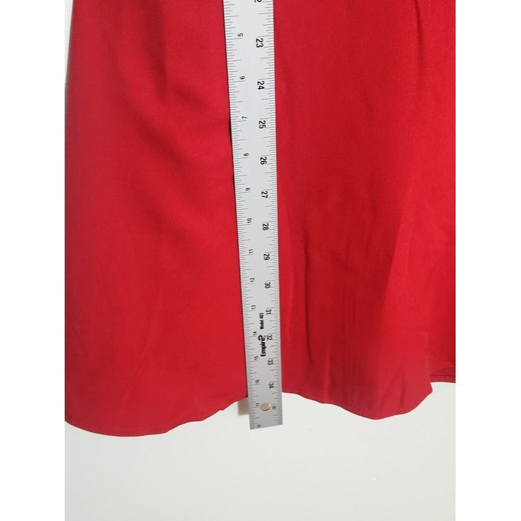 Lulus Mini Red Skater Dress Size XS NWT