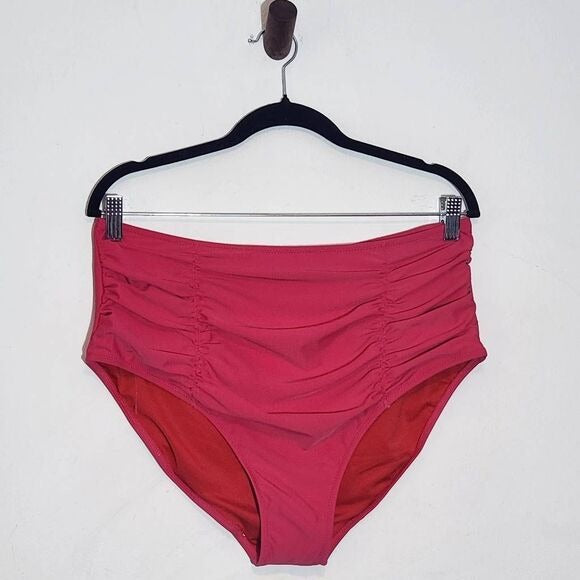Blooming Jelly Pink Bikini NWT Size XXL Fuchsia Pink Bikini with Ruched Bottom