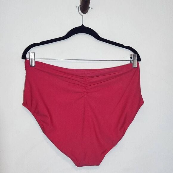Blooming Jelly Pink Bikini NWT Size XXL Fuchsia Pink Bikini with Ruched Bottom