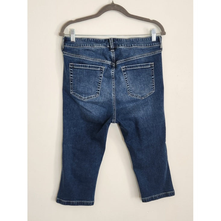 Torrid Womens Sky High Skinny Jeans Pedal Pushers Size 12