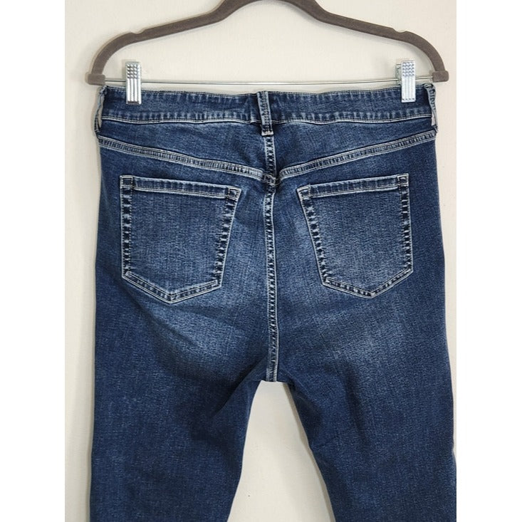 Torrid Womens Sky High Skinny Jeans Pedal Pushers Size 12