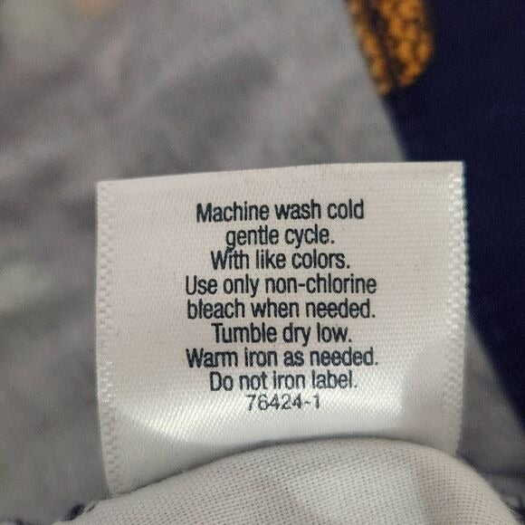 St. John's Bay Navy Pineapple Chino Shorts Size 18 Navy Shorts Tie Waist New