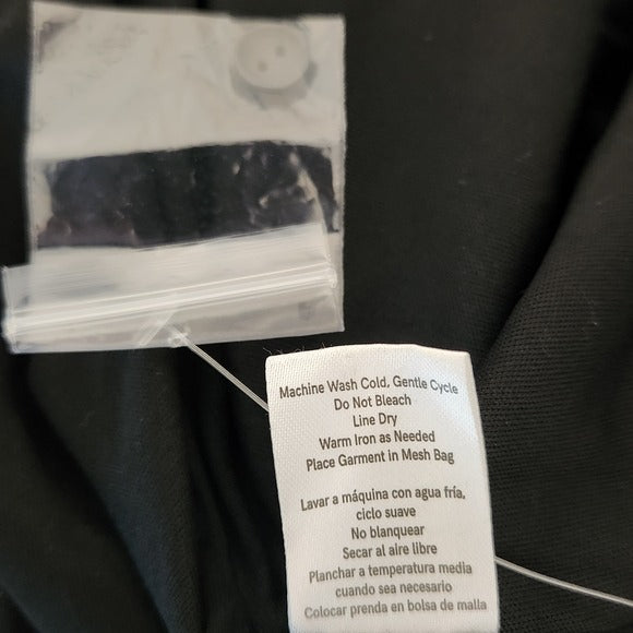 Venus Black Leopard Print Midi Dress with Lace Accents NWOT Size 12