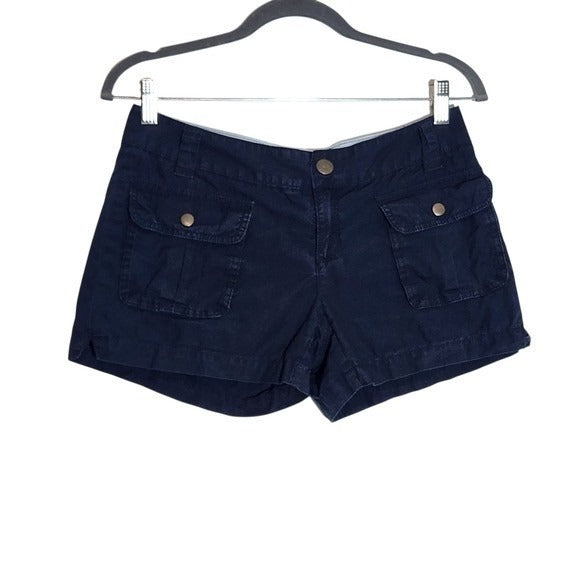 Converse One Star Navy Low-Rise Shorts Size 4 Y2K Low-Rise Shorts