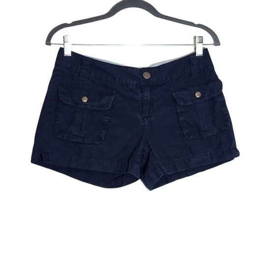 Converse One Star Navy Low-Rise Shorts Size 4 Y2K Low-Rise Shorts