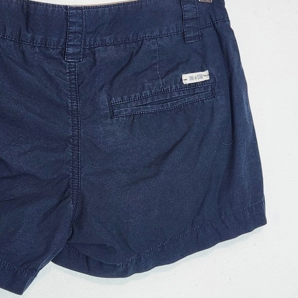 Converse One Star Navy Low-Rise Shorts Size 4 Y2K Low-Rise Shorts