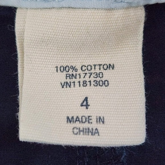 Converse One Star Navy Low-Rise Shorts Size 4 Y2K Low-Rise Shorts