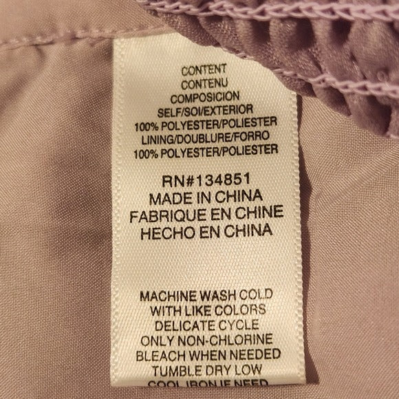 WAYF Lavender Purple Boho Crop Top Size XS