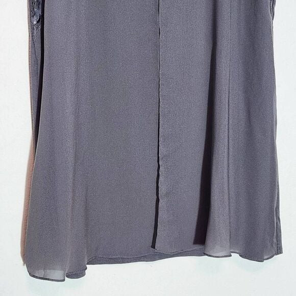 Soma Gray Layered Sleeveless Pajama Top Size Medium