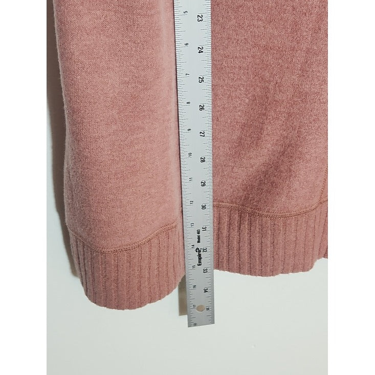 Lulus Autumn Daze Mauve Pink Cowl Neck Mini Sweater Dress Size Medium