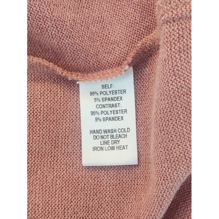 Lulus Autumn Daze Mauve Pink Cowl Neck Mini Sweater Dress Size Medium