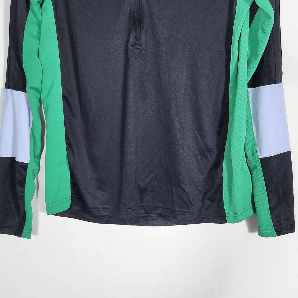 Adidas Men's Training Colorblock 1/4 Zip Long Sleeve Pullover Size Small