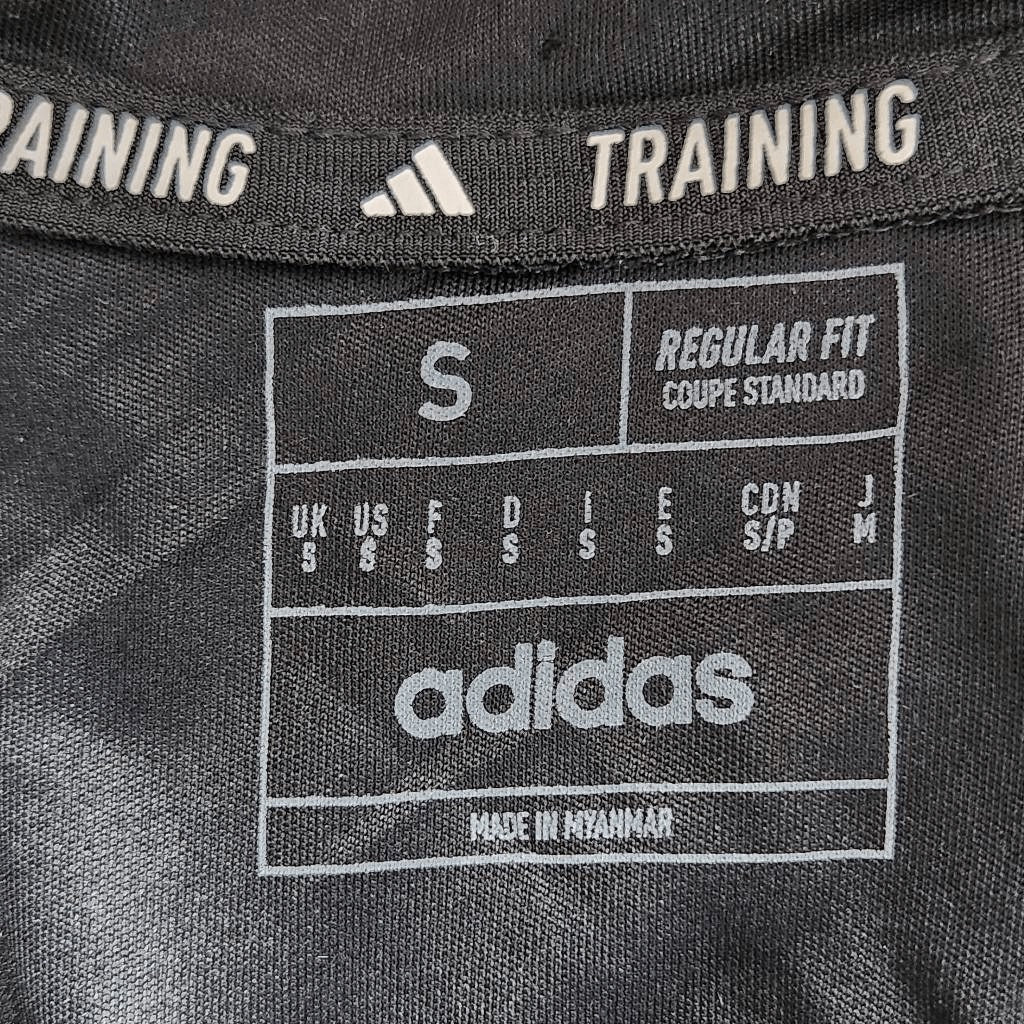 Adidas Men's Training Colorblock 1/4 Zip Long Sleeve Pullover Size Small