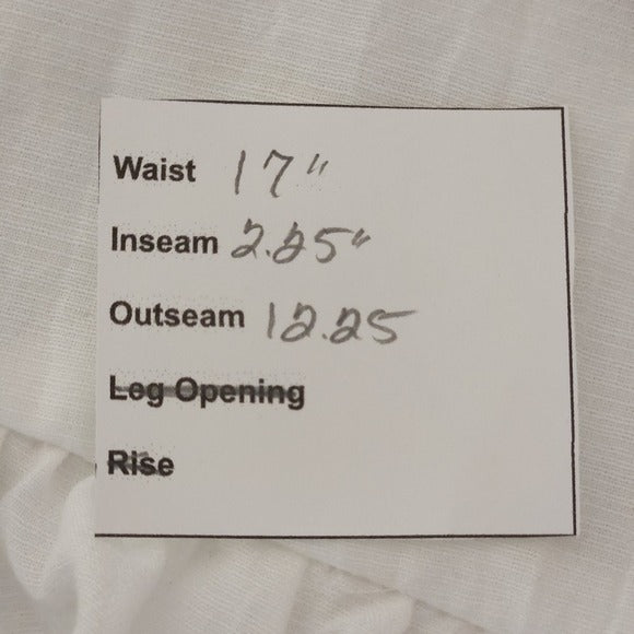 Blue Blush White Ruffled Halter Short Romper Size Medium