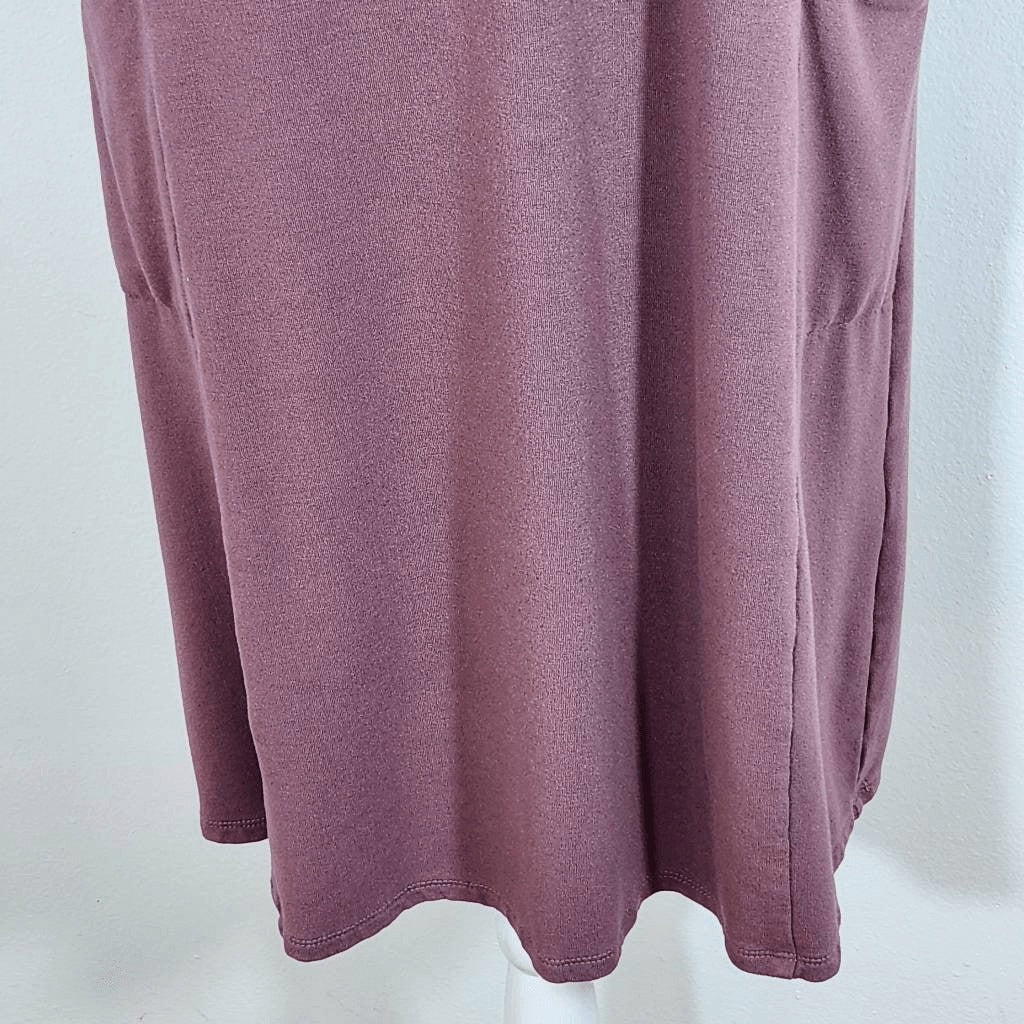 J. Jill Mauve Turtleneck Knit Dress Size Small J. Jill Wearever Plum Dress