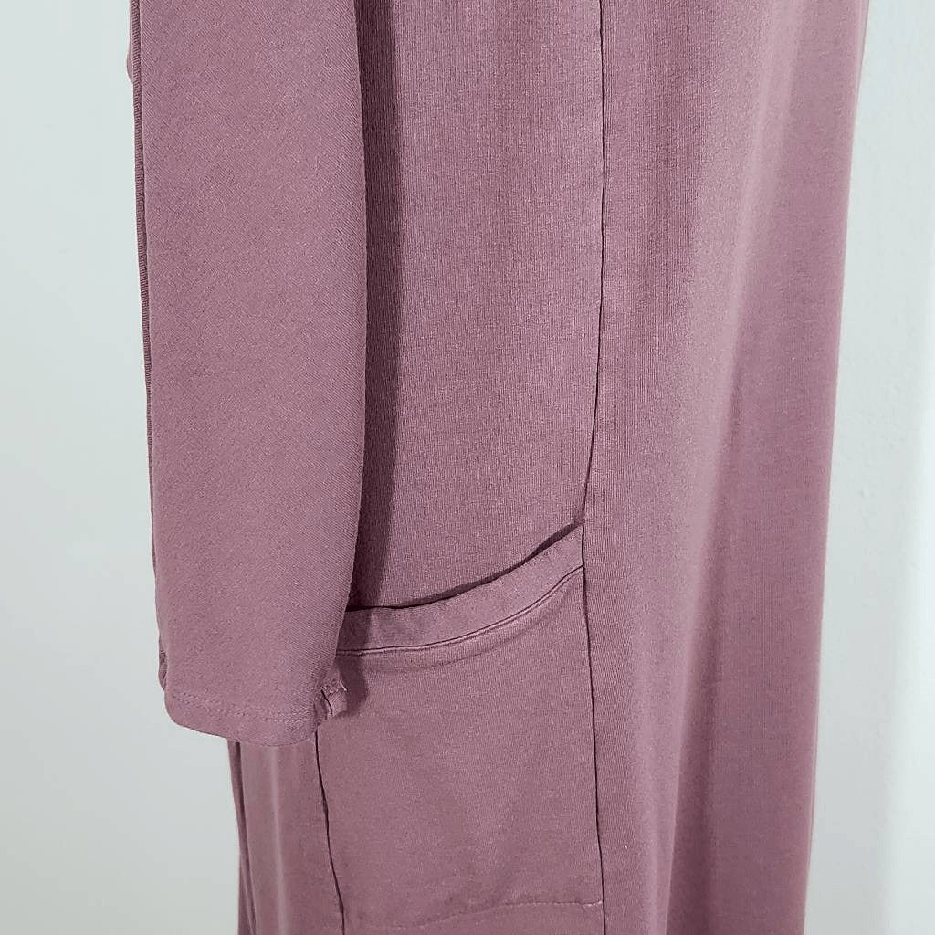 J. Jill Mauve Turtleneck Knit Dress Size Small J. Jill Wearever Plum Dress