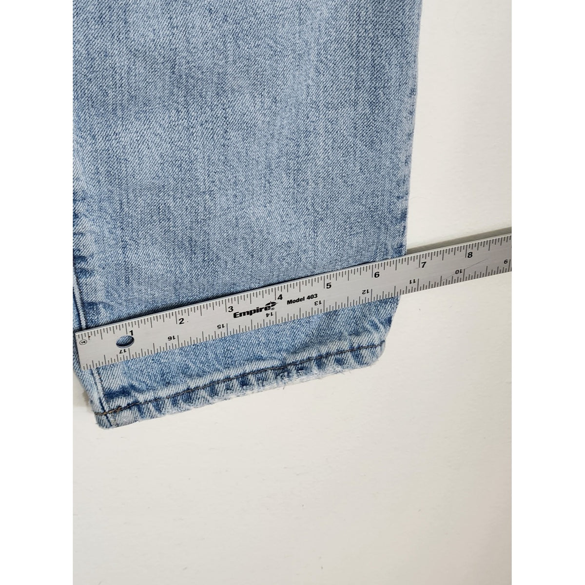 Pistola Light Wash Distressed Straight Leg Jeans Size 28