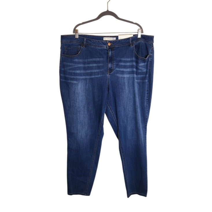 Cato Medium Wash Blue Classic Jeggings Size 24W NWT