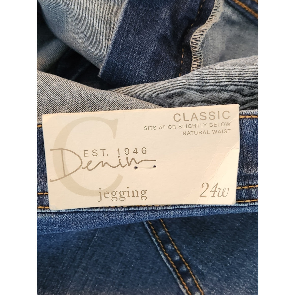 Cato Medium Wash Blue Classic Jeggings Size 24W NWT