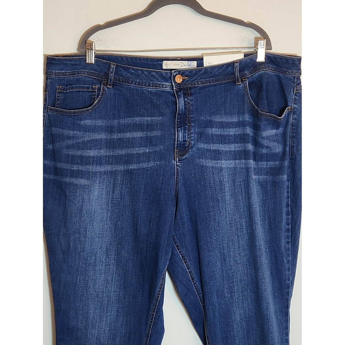 Cato Medium Wash Blue Classic Jeggings Size 24W NWT