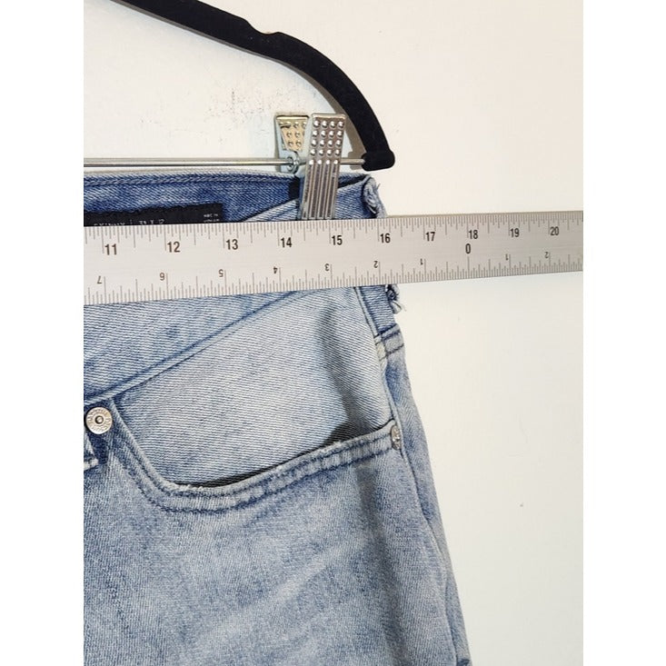 PacSun Mens Light Wash Distressed Skinny Jeans Size 31x32