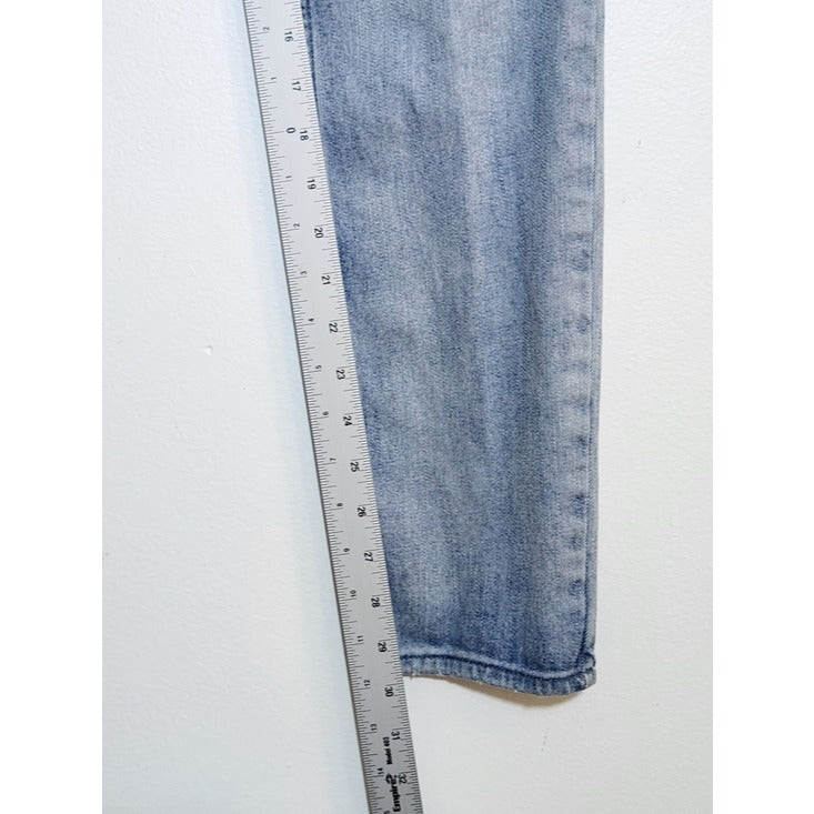 PacSun Mens Light Wash Distressed Skinny Jeans Size 31x32