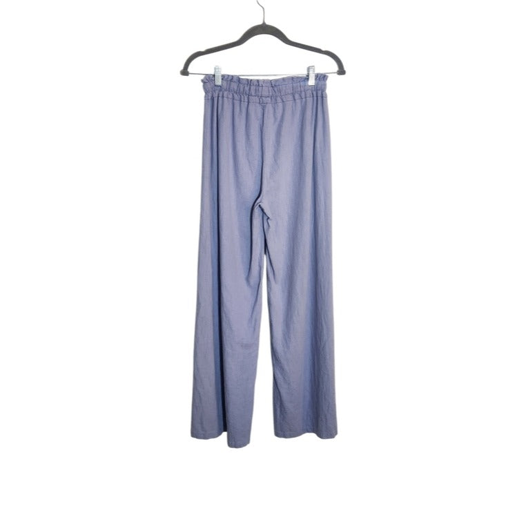 Vanilla Star Light Purple Linen Blend Wide Leg Pants Size Small