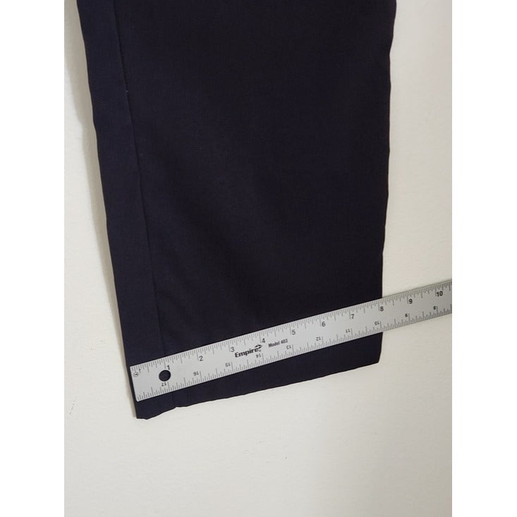 Roundtree and Yorke Performance Fabric Black Straight Leg Pants Size 36 x 32