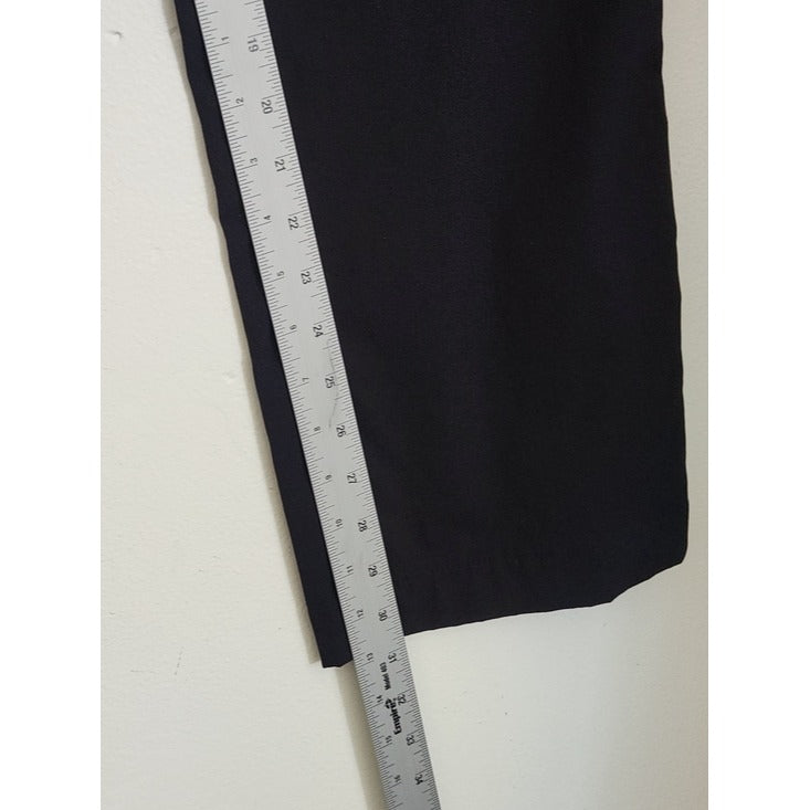 Roundtree and Yorke Performance Fabric Black Straight Leg Pants Size 36 x 32