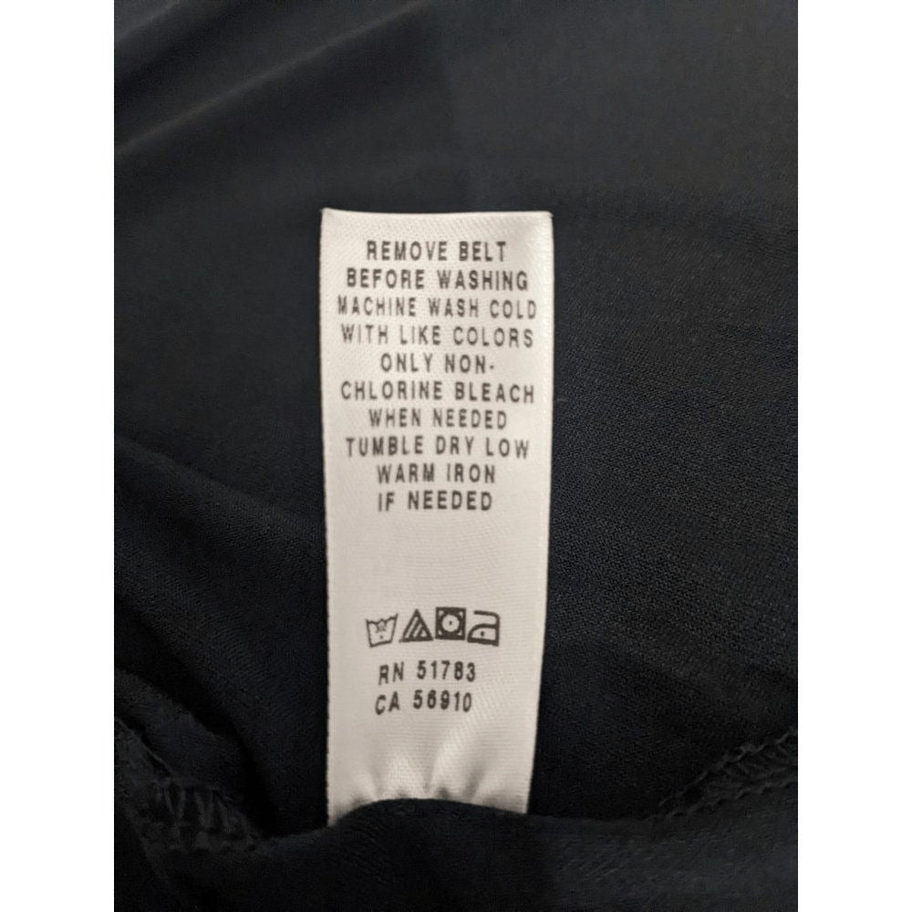 Maurices Black Belted Dress Size Medium Black Stretchy Dress with Belt