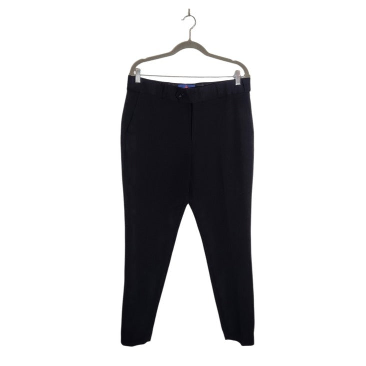 M&K Black Slim Fit Dress Pants Size 34 NWT