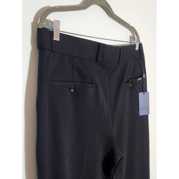 M&K Black Slim Fit Dress Pants Size 34 NWT