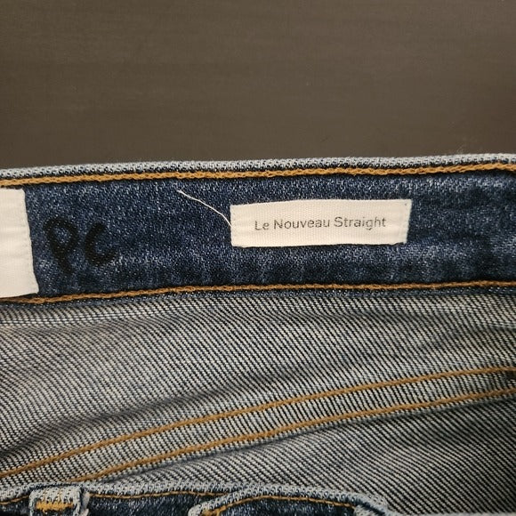 Frame Denim Women's Straight Leg Cut-Off Cropped Ankle Jeans Size 24