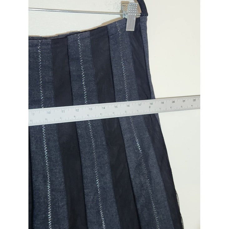 Old Navy Charcoal Gray A-Line Knee Length Skirt Size 6 Vintage