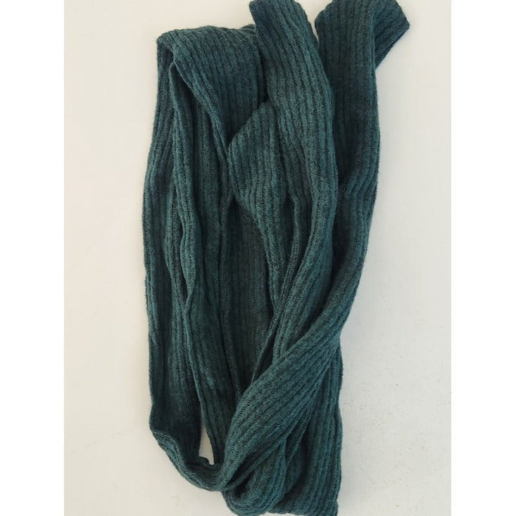 Fashion Nova Hunter Green Ribbed Knit Jumpsuit Size XL NWT