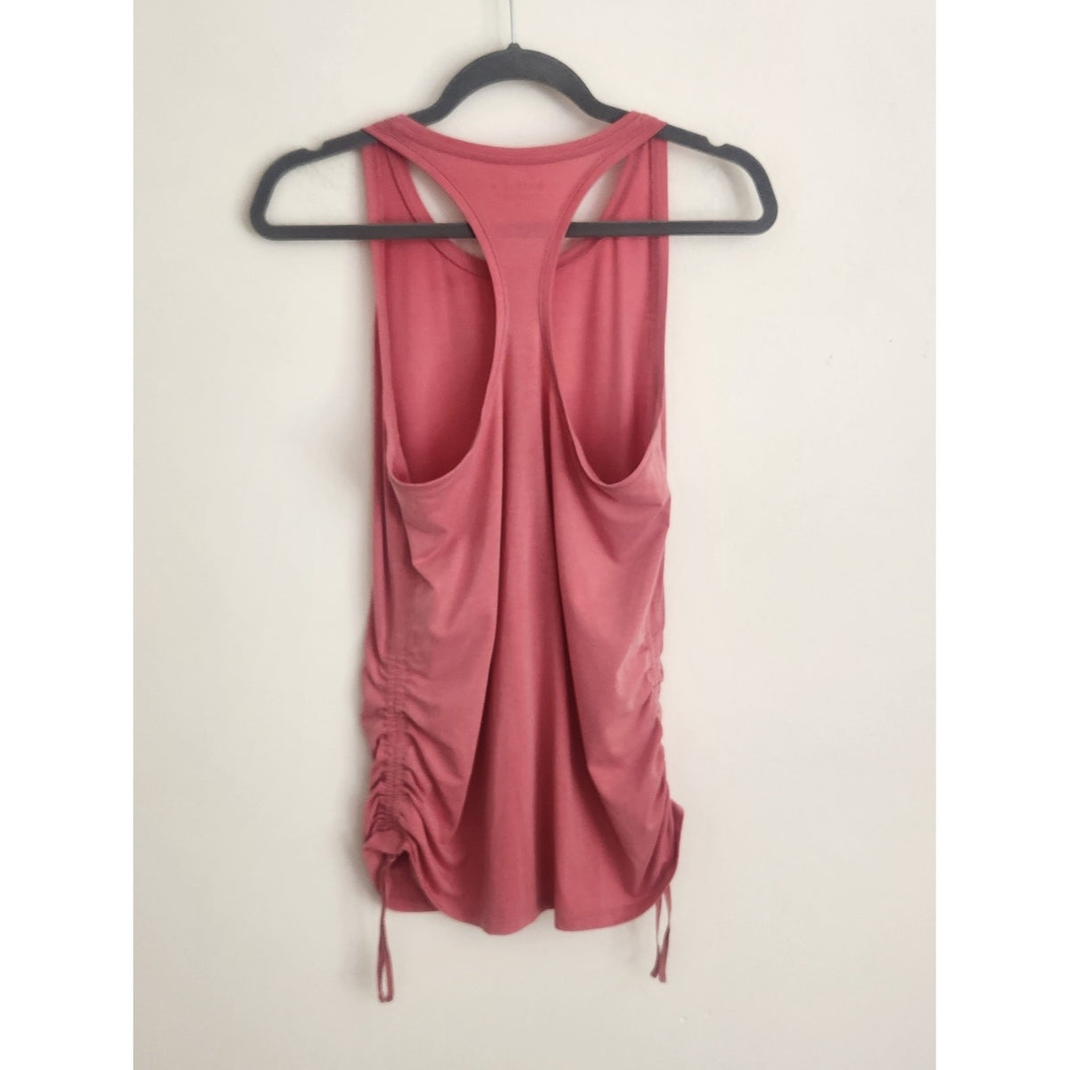 Athleta Pink Racerback Tank Top with Side Ties Size Medium