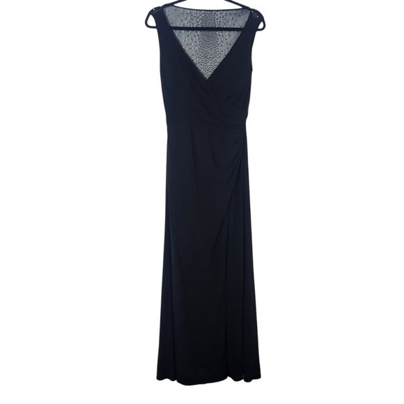 Patra Black Sleeveless Formal Dress Size 6 Black Long Cocktail Dress