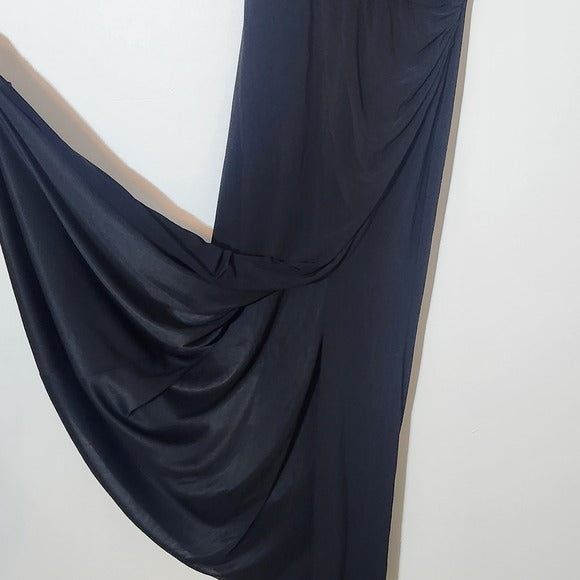 Patra Black Sleeveless Formal Dress Size 6 Black Long Cocktail Dress