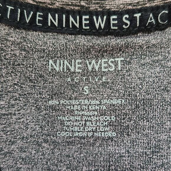 Nine West Active Pink and Black Athletic Top Size Small Workout Top New