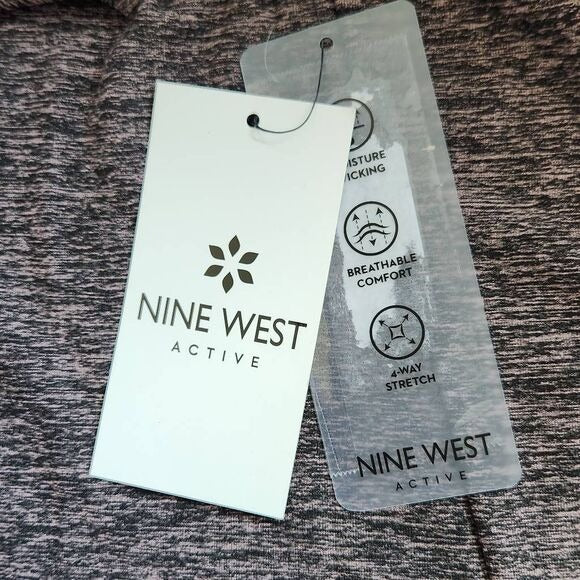 Nine West Active Pink and Black Athletic Top Size Small Workout Top New