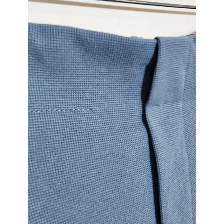 Halara Blue Wide Leg Pull On Pants Size Medium Tall Flaw