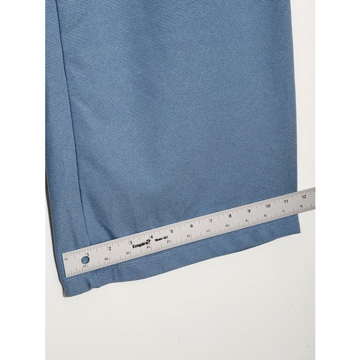 Halara Blue Wide Leg Pull On Pants Size Medium Tall Flaw