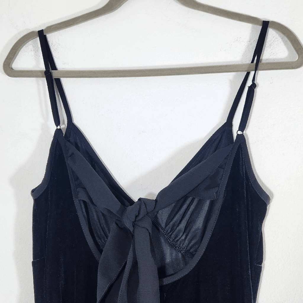 Band of the Free Black Velvet Slip Dress NWT Size Small Black Velvet Dress